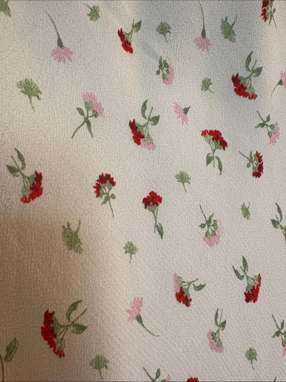 H&M Cream Midi Skirt with Floral Print - Picture 2 of 10